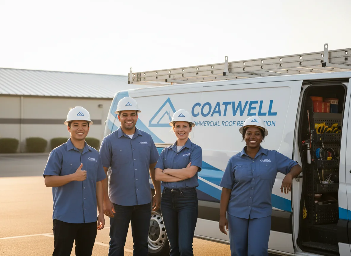 Commercial roof coating company in Portland, OH